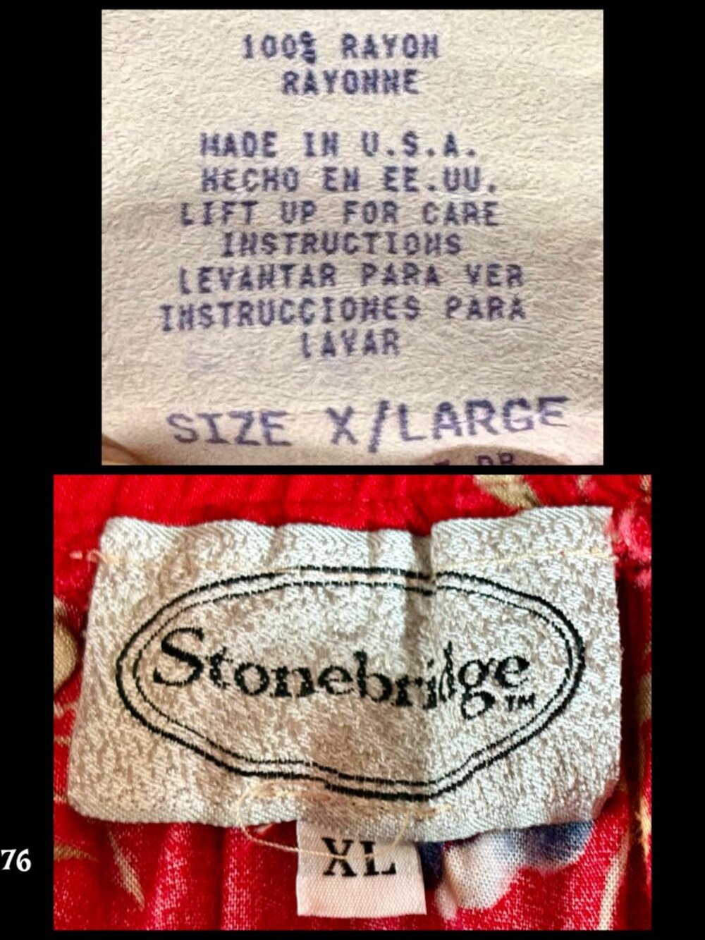 ▪️VTG▪️STONEBRIDGE▪️1990's Red Floral Pleated Bohemian Maxi Skirt - Picture 4 of 7